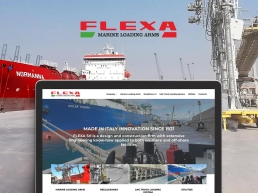 website, flexa, grafica stand, logo