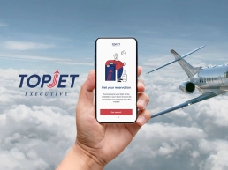 mobile app, sito web jet privati