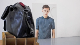 allestimento, showroom, fredperry, allestimento settimana della modo